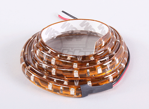 High Density waterdichte LED flexibele Strip - Geel (1 mtr)