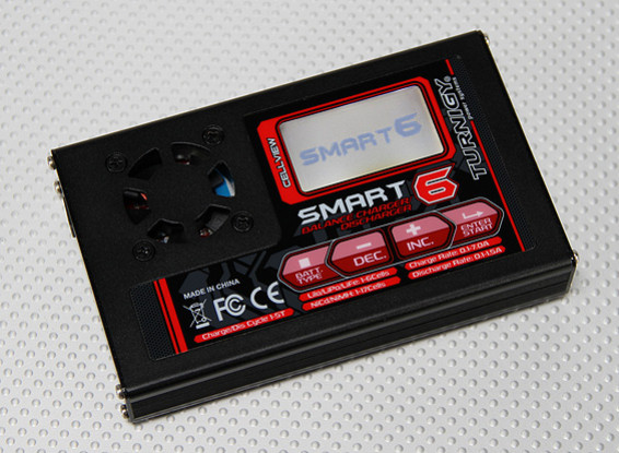 Turnigy Smart6 80w 7A Balance Charger met Graph Screen