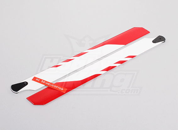 325mm Houten Main Blades (rood / wit)