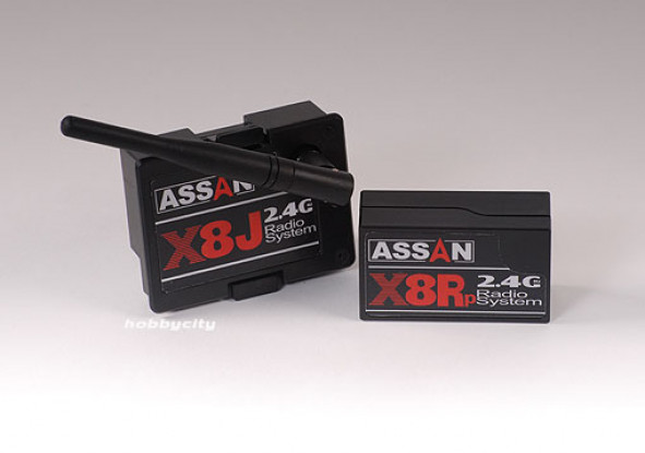 X8 Kit 2,4 GHz 8-kanaals JR Module w / parkflyer Rx