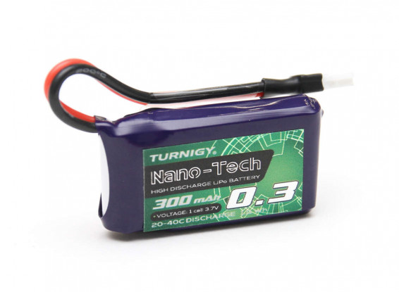 Turnigy-nano-tech-300mAh-1S-20-40C-Lipo-Pack-Los- Mini-Compatible-9067000532-0