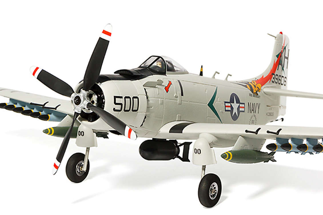 H King A 1 Skyraider PNF w ORX Flight Stabilizer 800mm 31.5
