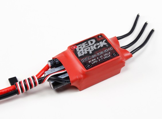 HobbyKing Red Brick 100A ESC 5VBEC V2