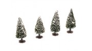HobbyKing™ 70mm Scenic Model Fir Trees with Snow (4 pcs)