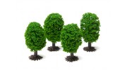 HobbyKing™ 50mm Scenic Model Trees with Base (4 pcs)