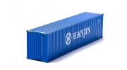 HO Scale 40ft Shipping Container (HANJIN) front view