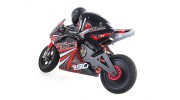 1/8 HKM390 On-Road Racing Motorcycle (Brushed) RTR - left rear