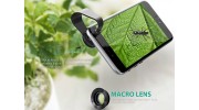 Aukey Optical 3-in-1 Wide Angle/Macro & Fisheye Clip On Smartphone Lens Set (macro)