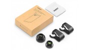 Aukey Optical 3-in-1 Wide Angle/Macro & Fisheye Clip On Smartphone Lens Set (included)
