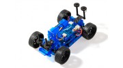 1/24 Mini Q Cartoon Car - Blue - chassis