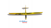 Emotion 2 Metre Composite Sport or F3J Thermal Glider w/Flaps (Yellow/Black) 1