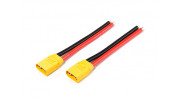 XT90 Male Connector w/100mm Red/Black Wire (2pcs)
