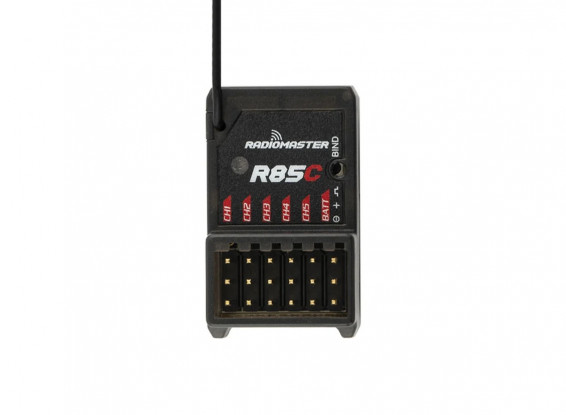 RADIOMASTER R85C FCC 2.4GHz 5ch PWM Receiver (D8/D16/SFHSS)