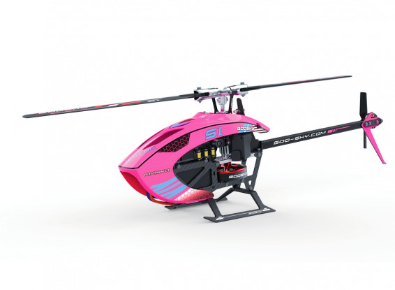 GOOSKY (BNF) Legend S1 Dual Brushless High-Performance Aerobatic Helicopter S-FHSS/DSMX (Pink)