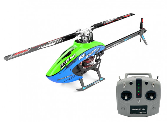GOOSKY (RTF) Mode 2 Legend S2 Aerobatic Helicopter (Blue/Green) with Battery Bundle Deal