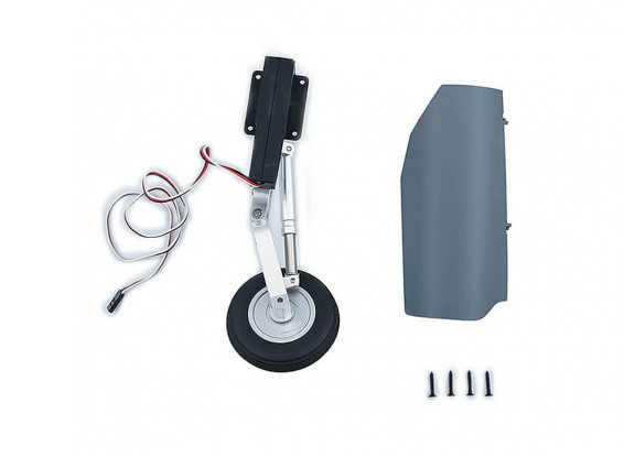 XFLY Alpha Jet (Grey) Replacement Retract Unit w/Oleo Strut, Wheel & Right Gear Door