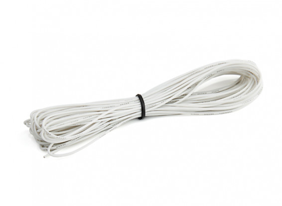 Turnigy High Quality 26AWG Silicone Wire 10m (White)