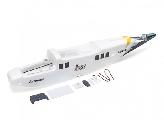 Avios BushMule - Fuselage Set w/Stickers and LEDs (Yellow/Grey)