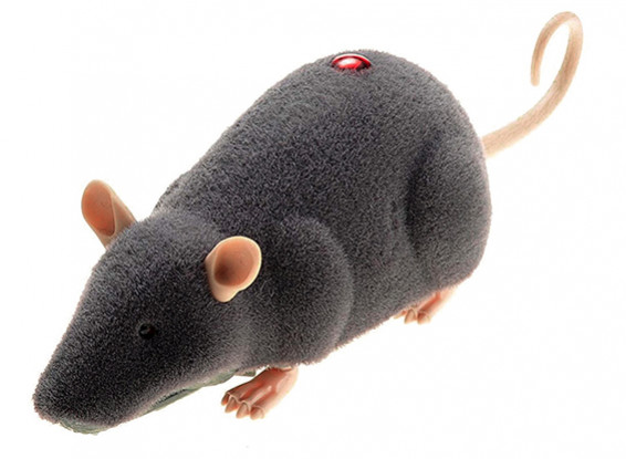Infrared 2-Way Remote Control Gray Mouse