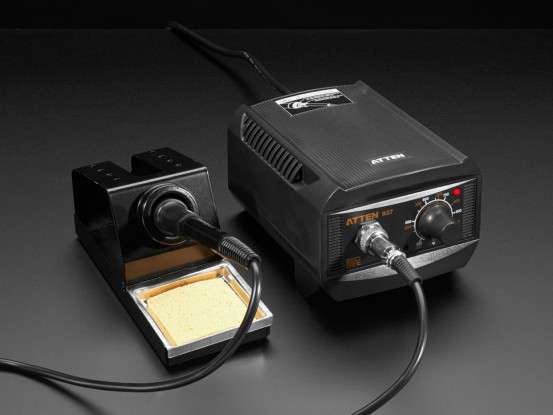 ATTEN 50W AT-937 Adjustable Soldering Station with Soldering Iron (UK Plug) 1