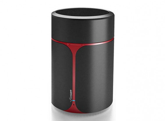 Vidson D2 Portable Intelligent Bluetooth Stereo Speaker With Calls/AUX/TF - RED