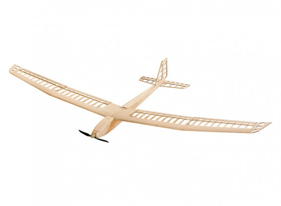 Dancing Wings Hobby (Kit) Aion 2500mm Laser Cut Balsa EP Sport Glider w/Motor, ESC, Servos, Prop & Film Pack