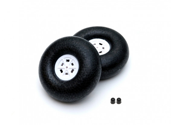 Durafly Auto-G2 V2 Gyrocopter Replacement Main Wheel Set w/Retainers (1pr)