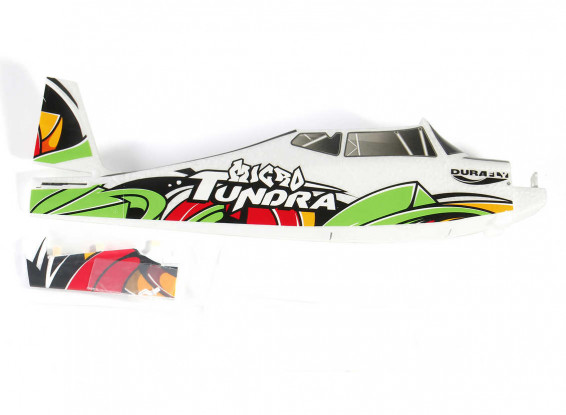 Durafly-Micro-Tundra-Grafitti-Replacement-Fuselage-Battery-Hatch-and-Rudder-9898000022-0