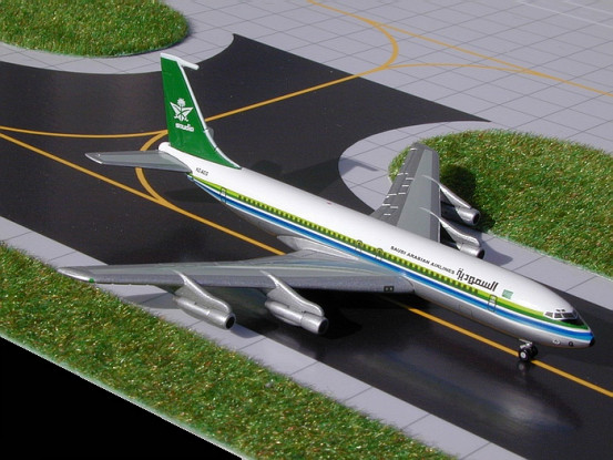  Gemini Jets Saudi Arabian Airlines Boeing 707-368B HZ-ACG 1:400 Diecast Model GJSVA028
