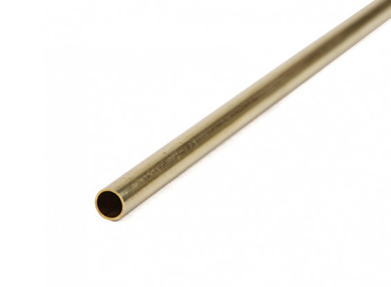 K&S Precision Metals Brass Round Stock Tube 6mm OD x 0.45mm x 1000mm (Qty 1)