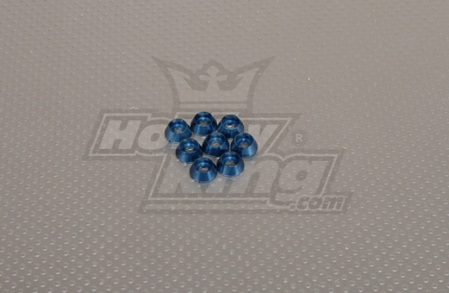 CNC Cap Boulon Rondelle M4 (4.5mm) Dark Blue