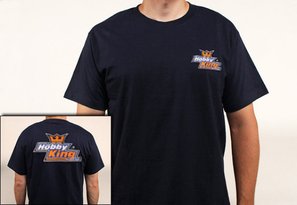 T-shirt HobbyKing bleu marine (2X-Large)