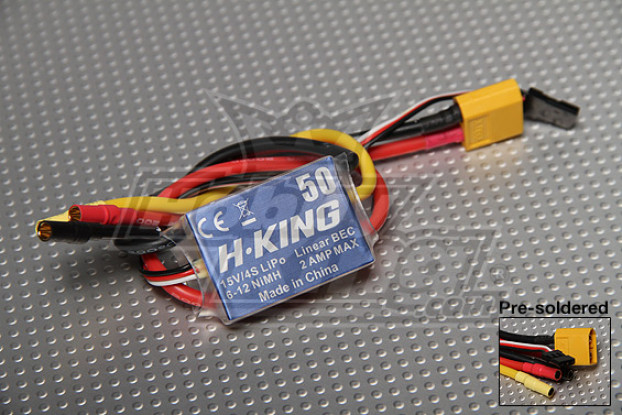 H-KING 50A fixe Wing Brushless Speed ​​Controller
