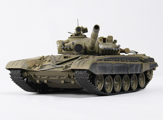 T-72M1 bataille RC Tank RTR w / Tx / Son / infrarouge