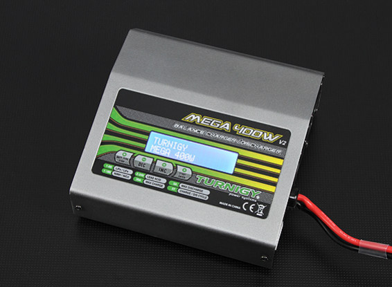 TURNIGY MEGA 400W V2 Lithium Polymer Chargeur de batterie (Version 2)