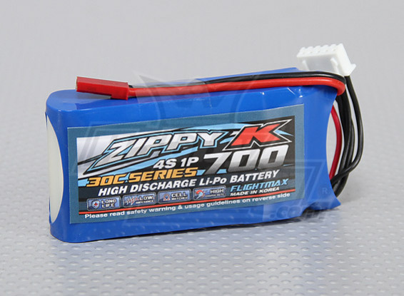Batterie Zippy-K FlightMax 700mAh 4S1P 30C Lipoly