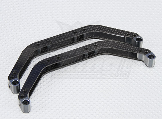 Carbon Fiber Landing Skid Set pour T-Rex 500 hélicoptères