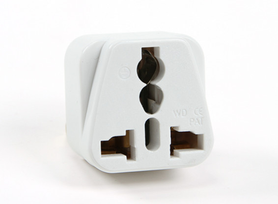 Turnigy WD-016-1 Fused 13 Amp alimentation secteur multi Adaptateur-Blanc (UA Plug)