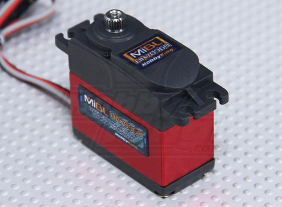 HobbyKing ™ Mi Brushless numérique induction magnétique HV / 4 kg MG Servo / 0.034sec / 57g