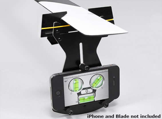 Flybarless Helicopter pitch Gauge pour une utilisation w / Smartphone
