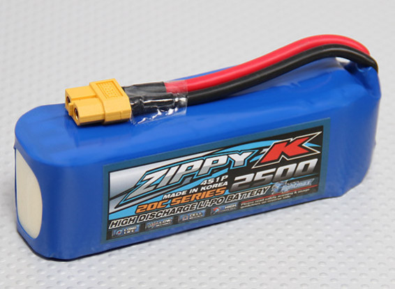 Batterie Zippy-K FlightMax 2500mah 4S1P 20C Lipoly