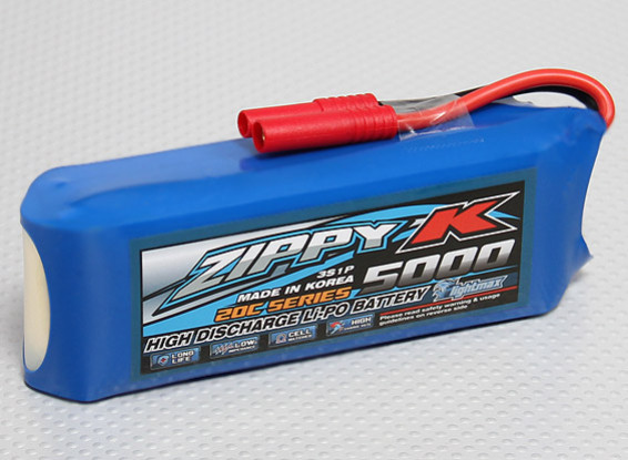 Batterie Zippy-K FlightMax 5000mAh 3S1P 20C Lipoly