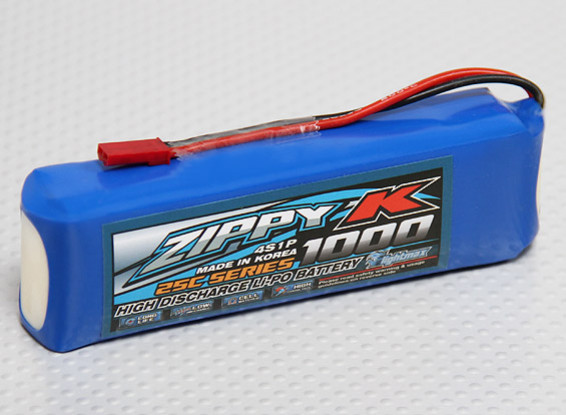 Batterie Zippy-K FlightMax 1000mAh 4S1P 25C Lipoly