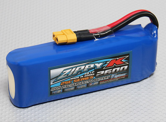 Batterie Zippy-K FlightMax 2600mAh 4S1P 25C Lipoly