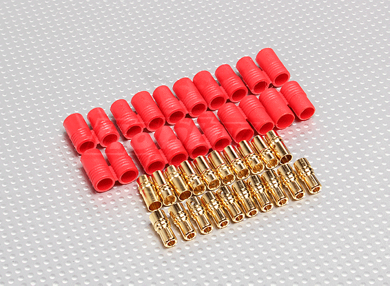 HXT 6mm Gold Connector w / Protector (10pcs / set)
