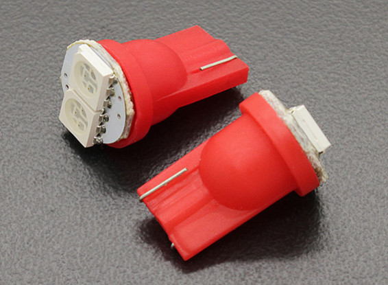 LED Corn Lumière 12V 0.4W (2 LED) - Red (2pc)