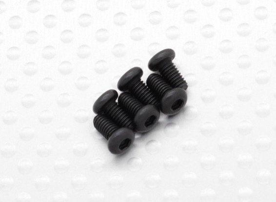 Round Head Self Tapping Hex vis M3 * 6 - 1/10 Quanum Vandal 4WD Racing Buggy (x6)