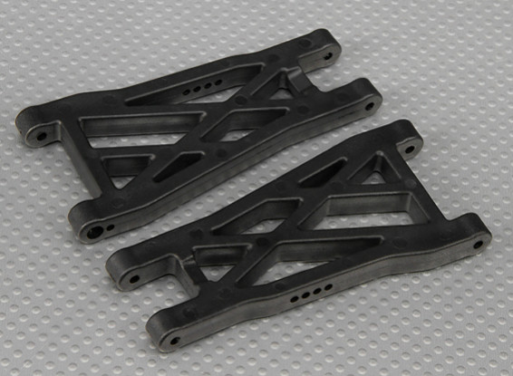 Lower Suspension arrière Bras (L / R) 1/10 Turnigy Stade Roi 2RM Truggy