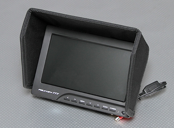 7 pouces 800 x 480 TFT LCD FPV Moniteur avec rétro-éclairage LED Fieldview 777