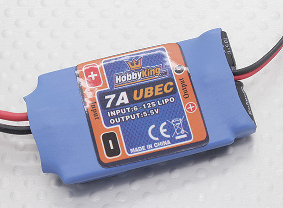 Entrée HobbyKing 7A 5.5V High Voltage UBEC (23 ~ 45V)